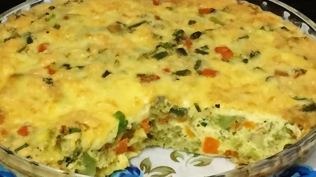 Omelete de Forno com Legumes